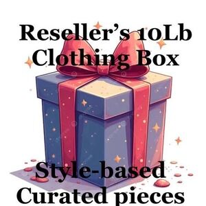 Reseller's Bulk Clothing Box 10 lbs of style-based pieces from seasoned reseller